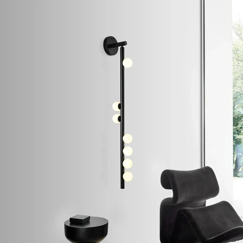 Applique murale — En verre et métal design moderne pour intérieur élégant