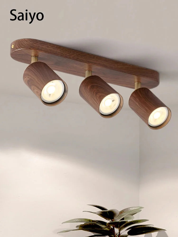 Spot — LED en saillie avec ampoule remplaçable et têtes réglables