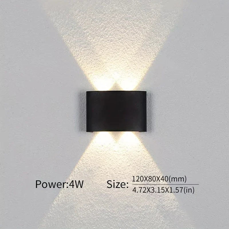 Applique murale — Extérieure LED étanche pour éclairage moderne