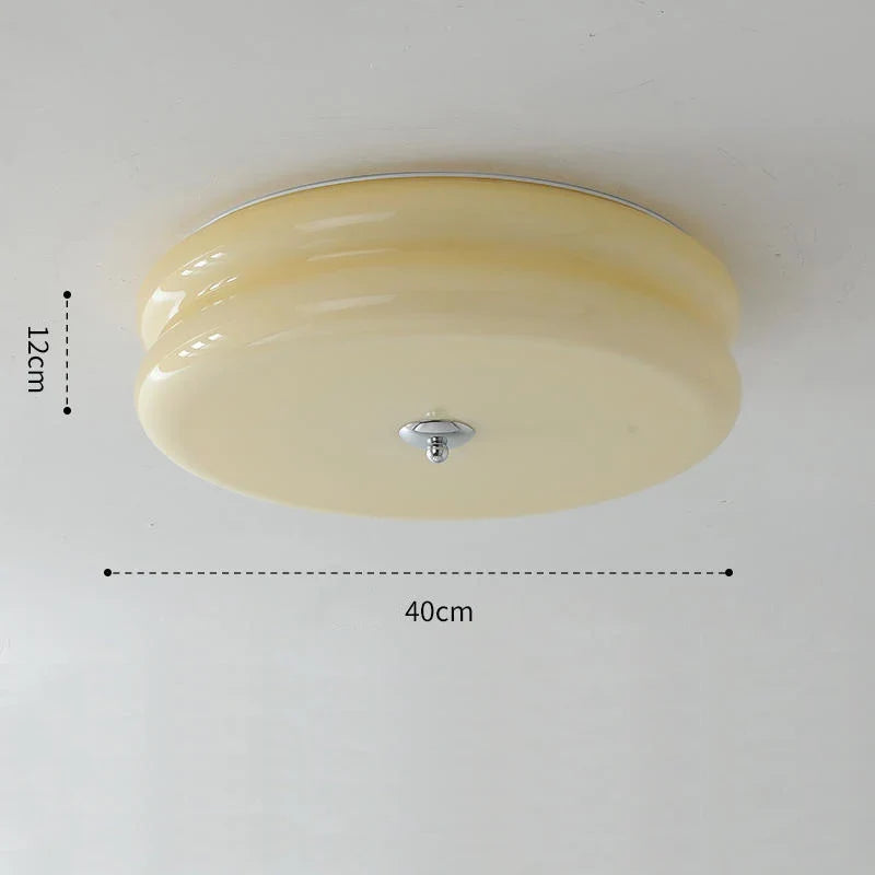 Plafonnier — Rétro en verre pour un style nordique élégant