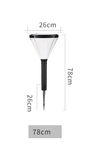 lampe solaire led pour éclairage extérieur jardin et route