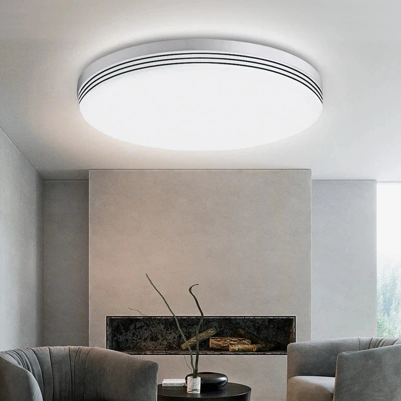 Plafonnier — Rond ultra-mince LED moderne pour éclairage intérieur