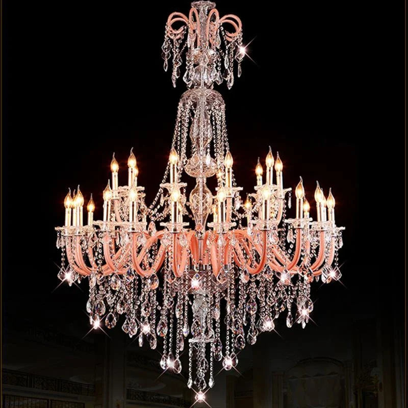 Lustre — Moderne en cristal pour décoration intérieure élégante