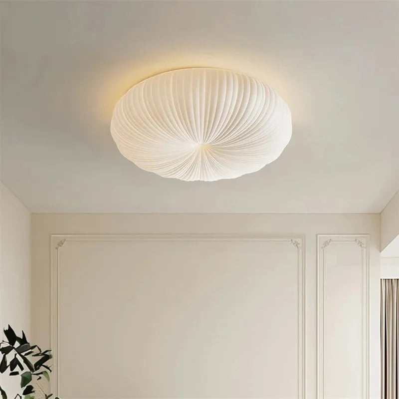 Plafonnier led citrouille nordique pour chambre enfant lumière intelligente Émilien Florilège - Une Présence Sobre et Élégante