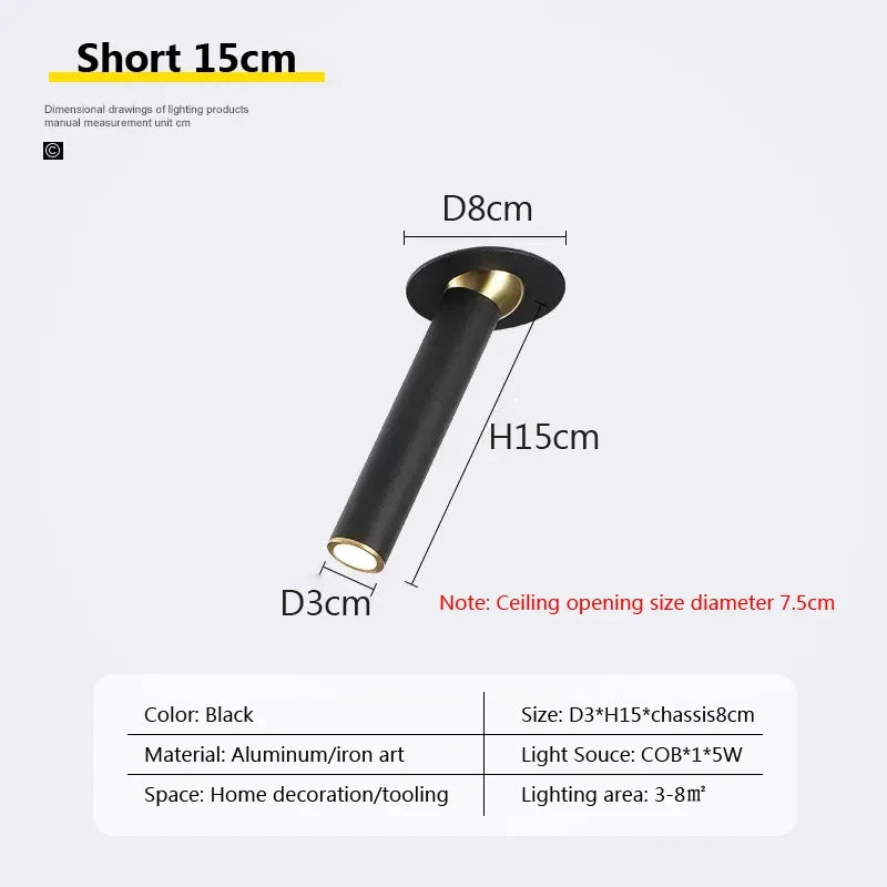 Plafonnier moderne à leds rotatif pour décoration intérieure Éloi Lisière - Esprit Contemporain & Décor Élégant