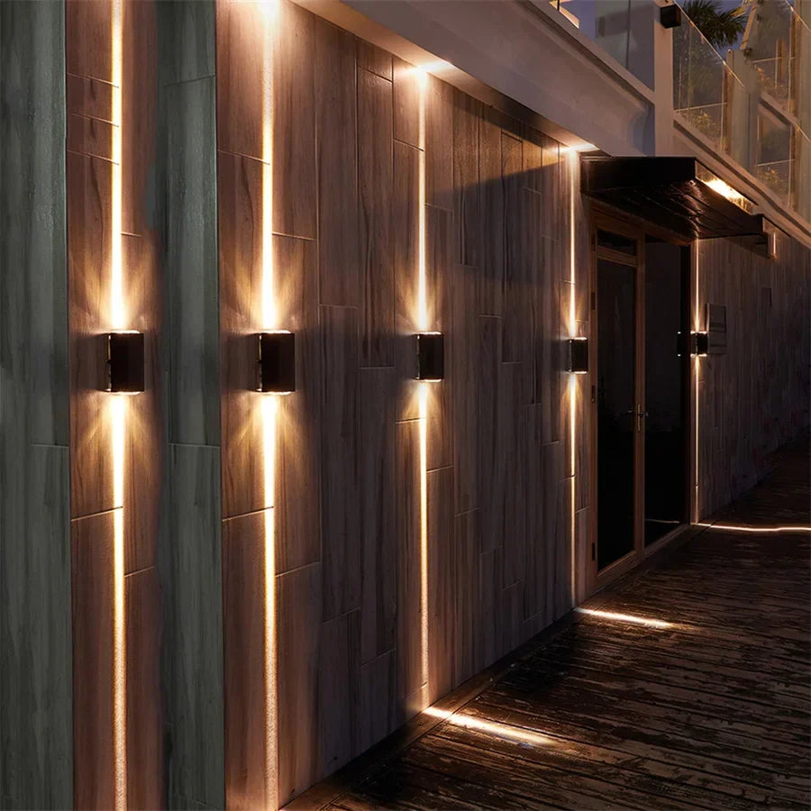 Applique murale — LED extérieure moderne étanche en aluminium