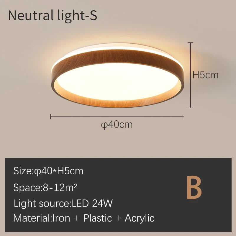 Plafonnier — Lune moderne LED à intensité variable