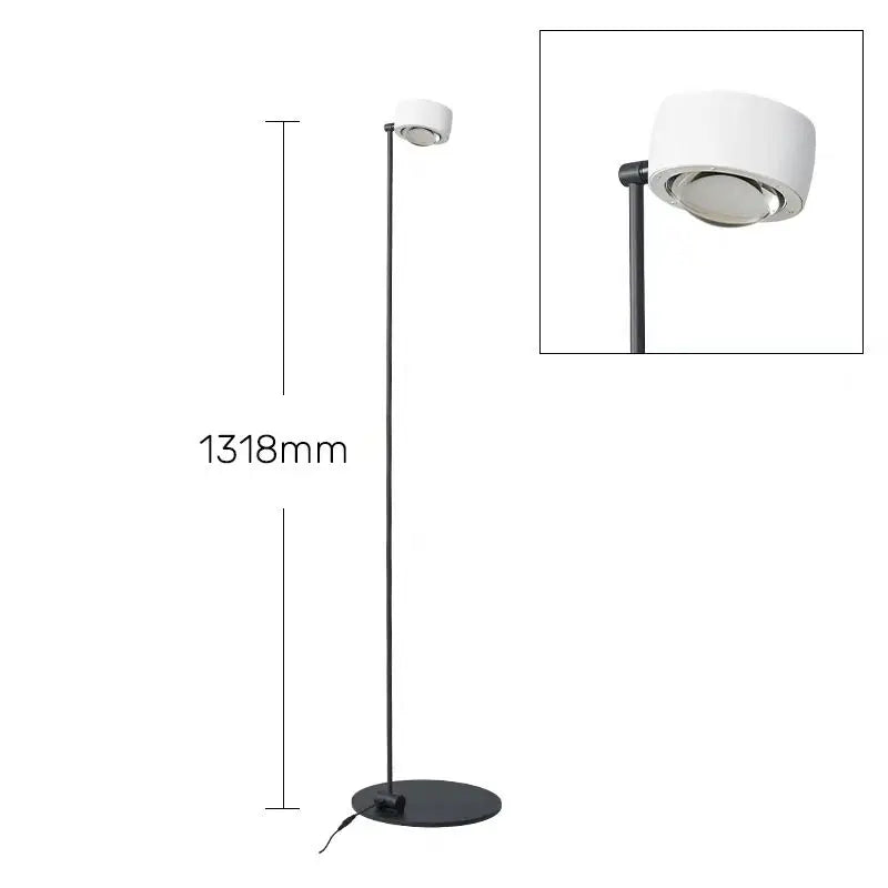 lampe de sol minimaliste à intensité réglable pour décoration moderne