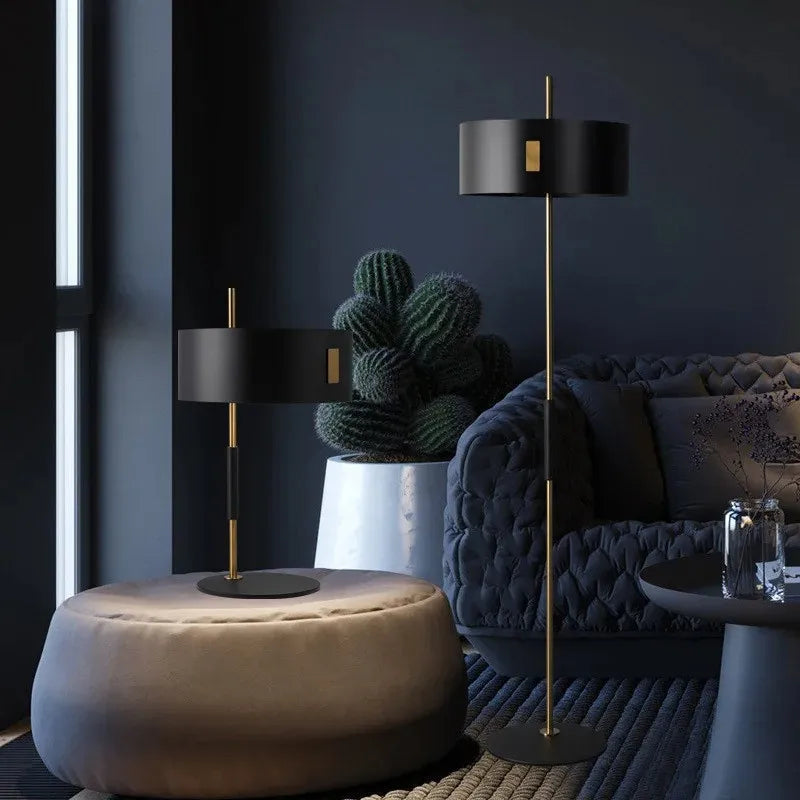 lampe de sol minimaliste pour lecture et décoration intérieure
