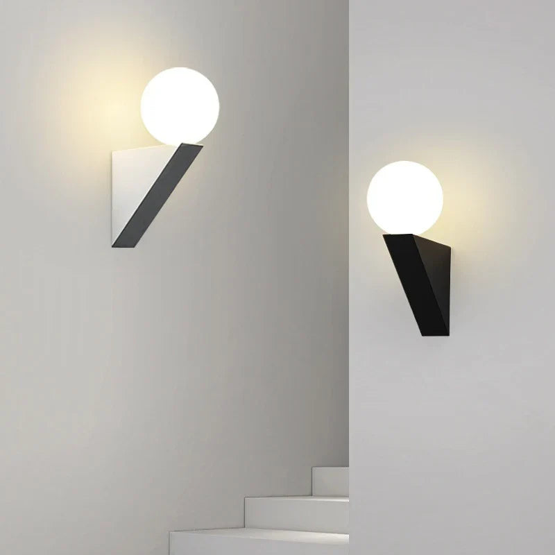 Applique murale — Moderne en verre pour intérieur avec éclairage LED
