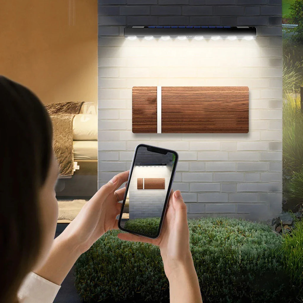 Applique murale — Solaire à LED pour jardin extérieur éclairage ambiance décoratif