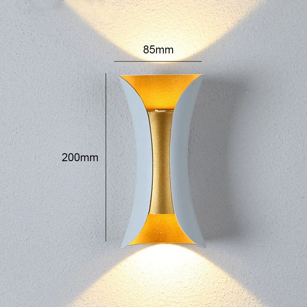 Applique murale — LED moderne en aluminium étanche pour décoration extérieure
