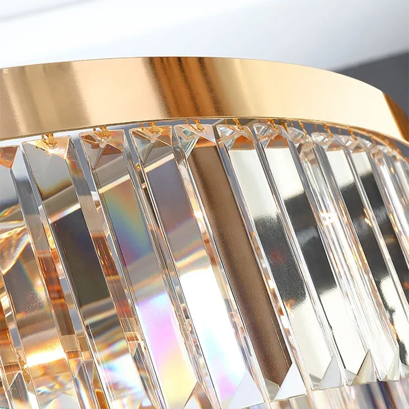 Lustre — En cristal luxe pour décoration intérieure et éclairage élégant