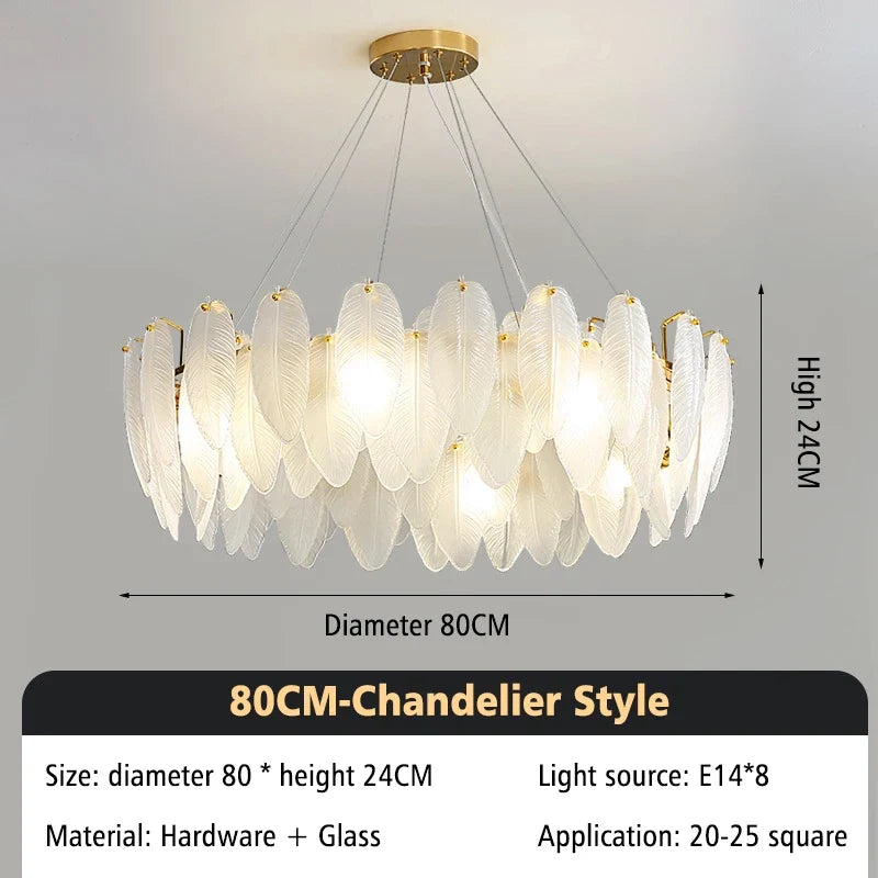 Lustre — Design moderne en verre