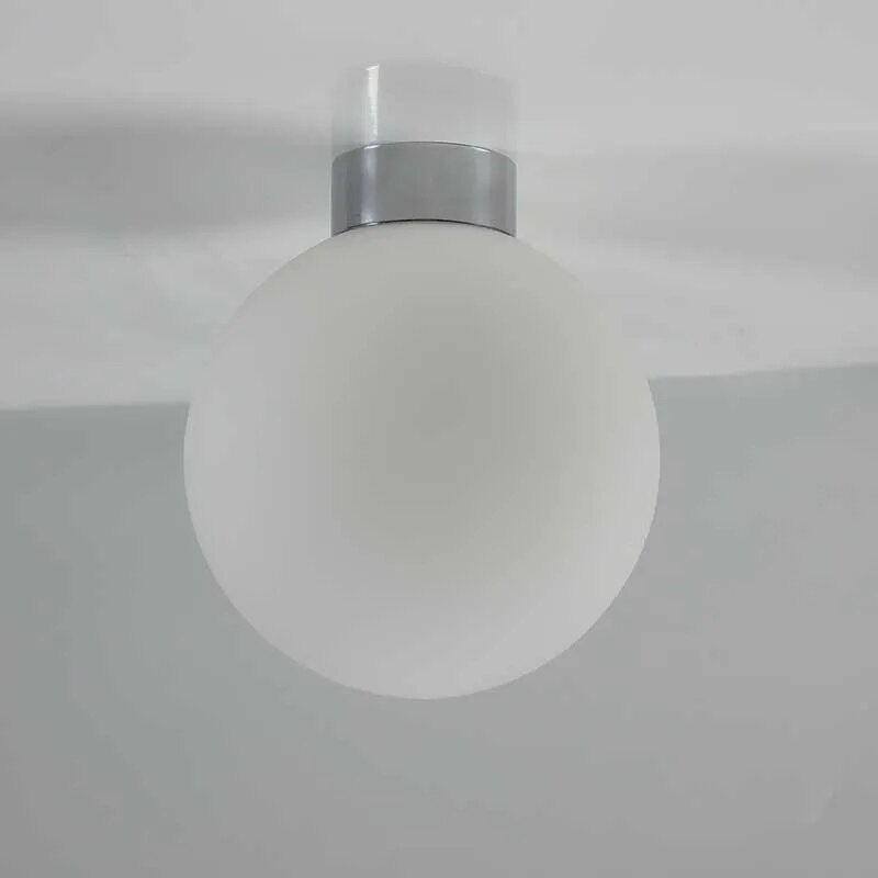 Plafonnier Led rond en forme de boule de verre Cybèle Reflet - Reflets Délicats & Élégance Visuelle