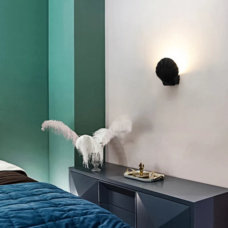 Applique murale — Extérieures Coquille étanche Creative Salon Chambre Applique murale extérieure LED Modélisation Allée Chambre Hôtel Éclairage