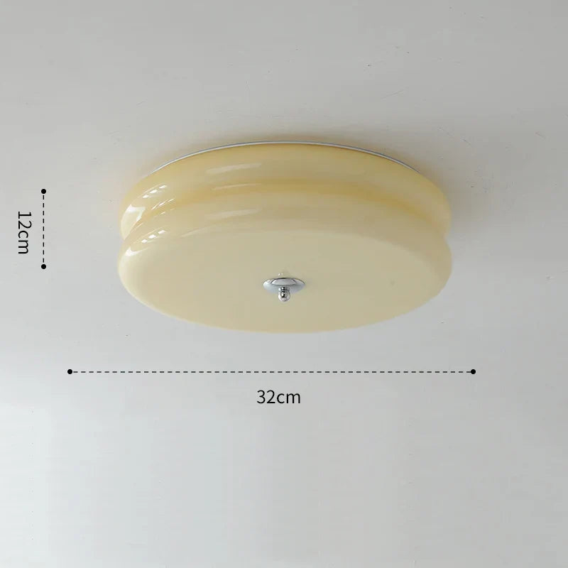 Plafonnier — Rétro en verre pour un style nordique élégant
