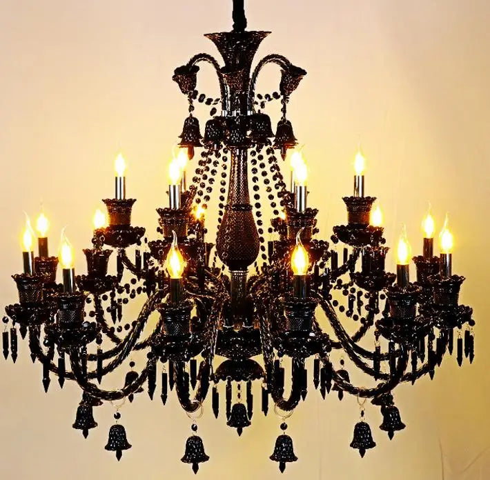 Lustre — En cristal à 44 bras pour hôtel et centre commercial