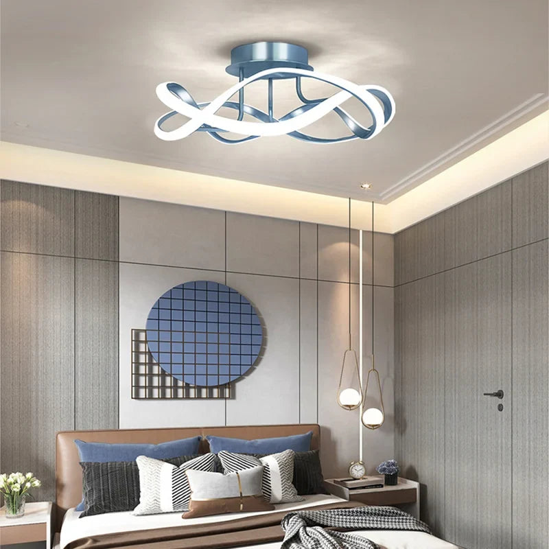 Plafonnier — LED modernes pour salon salle à manger couloir chambre cage à oiseaux intérieur décor à la maison