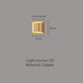 Applique murale en cuivre design italien pour intérieur moderne Jules Pulsation - Éclat du Métal & Élégance Intérieure