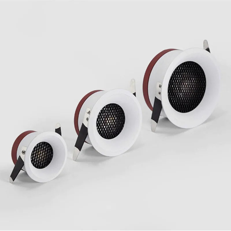 Spot led encastrable antireflet intensité variable puce epistar Perrine Esquisse en Aluminium - Une Présence Décorative Affirmée