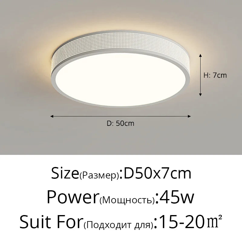 Plafonnier led style cercle carré décoratif Lionel Rythme - Un Accent Géométrique Raffiné