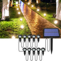 Projecteur solaire 10 en 1 pour éclairage extérieur polyvalent étanche Isée Épurelle - Un Accent Raffiné au Quotidien