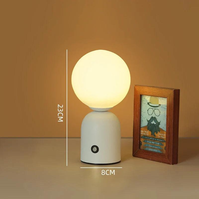 lampe de bureau led rechargeable pour éclairage décoration intérieure
