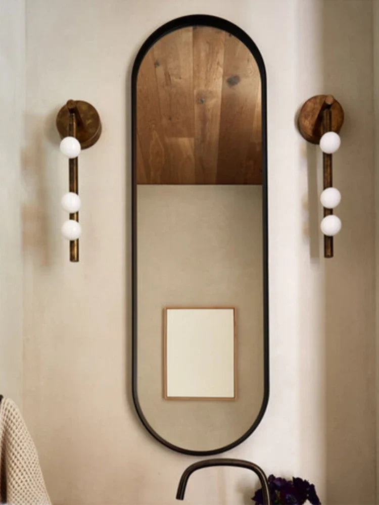 lampe de chevet en cuivre style industriel moderne