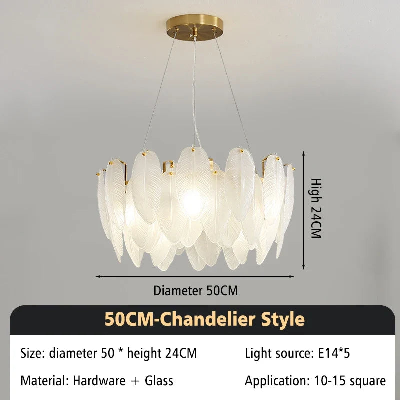 Lustre — Design moderne en verre