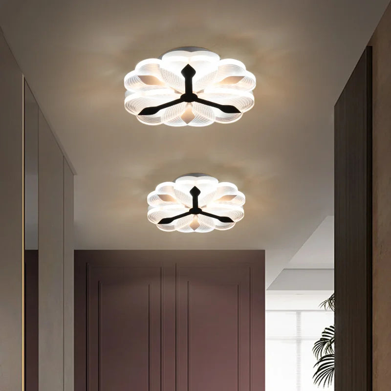 Plafonnier led moderne en acrylique pour décoration intérieure Ninon Confluence - Une Note Actuelle dans le Décor