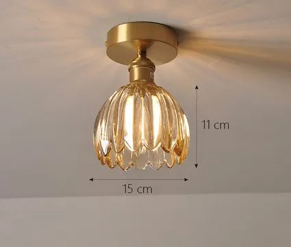 Plafonnier — Moderne en verre pour intérieur et extérieur lumineux