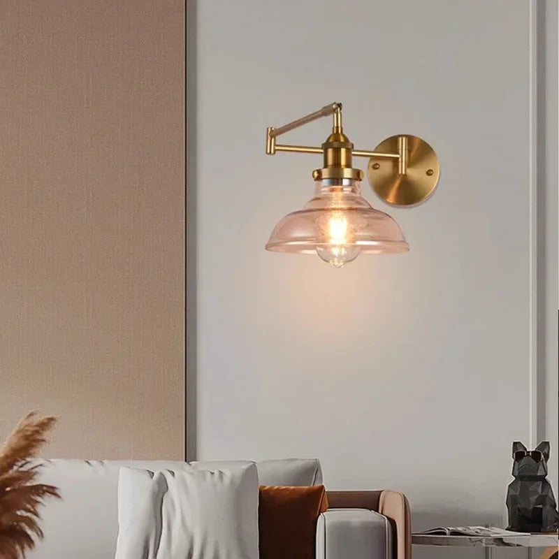 Applique murale — Moderne en verre design ajustable pour intérieur et extérieur
