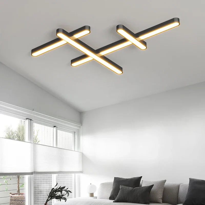 Plafonnier led design moderne luminaire décoratif d'intérieur éclairage led Élisa Solstice - Une Note Actuelle dans le Décor