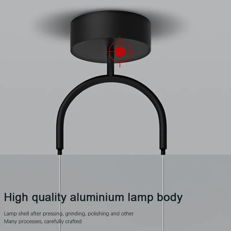 Lampe à poser — Suspendue nordique pour décoration intérieure