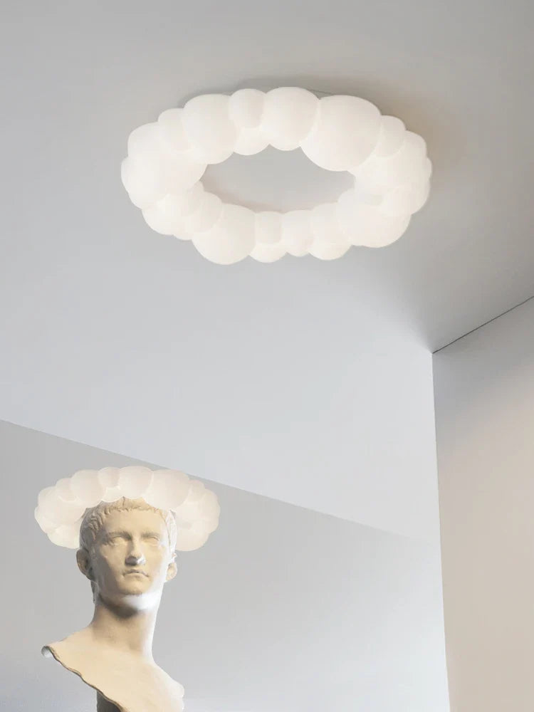 Lustre — Nuage moderne LED design anneau nordique éclairage lustre
