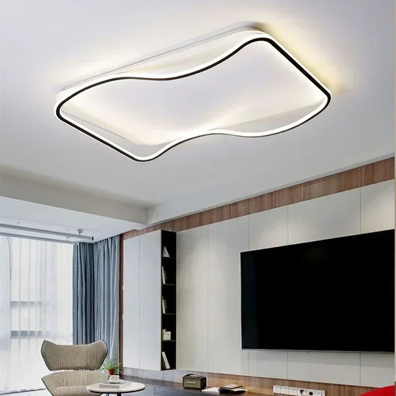 Plafonnier moderne à leds pour éclairage intérieur décoratif Tiphaine Esquisse - Une Note Actuelle dans le Décor