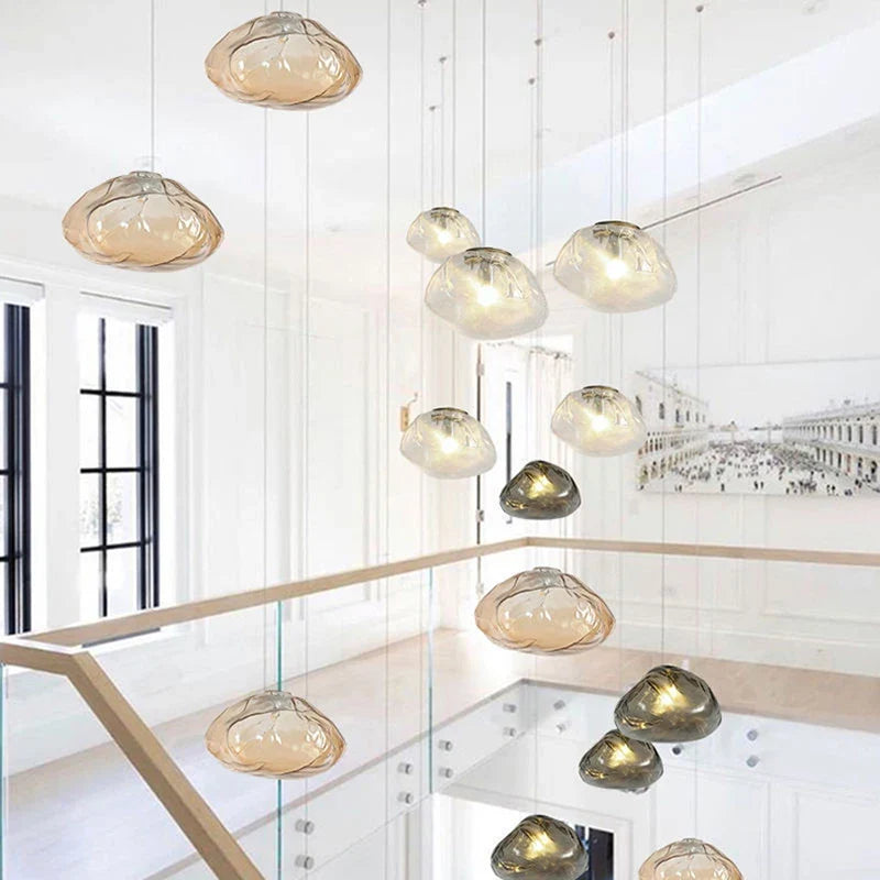 Suspension — Moderne lampe duplex escaliers pour restaurant
