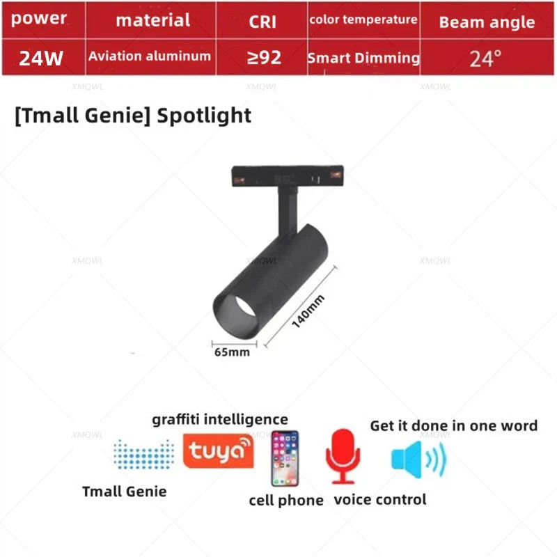 lampe intelligente à commande vocale avec éclairage intégré