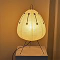 Lampe Design Japonaise Basile Écho en Papier - Légèreté Visuelle & Esprit Serein