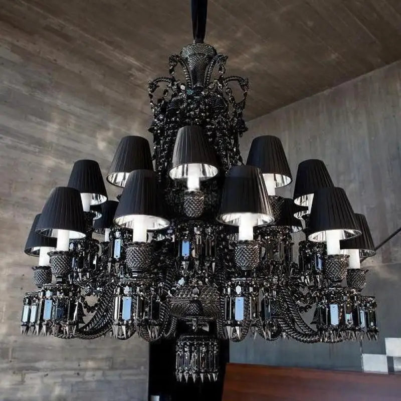 Lustre — En cristal à 44 bras pour hôtel et centre commercial