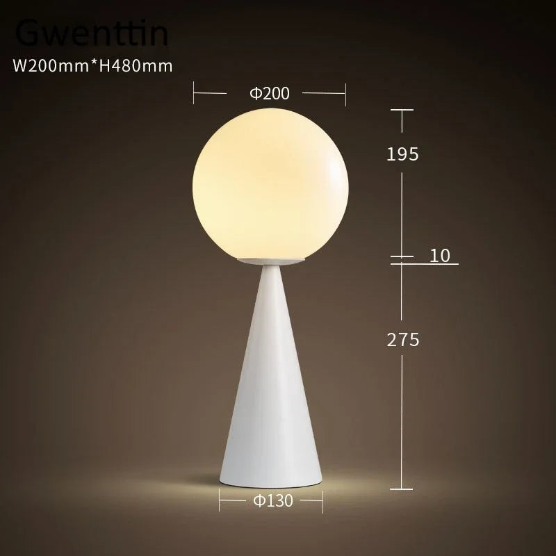 Lampe à poser — De table en verre pour une décoration moderne et tendance