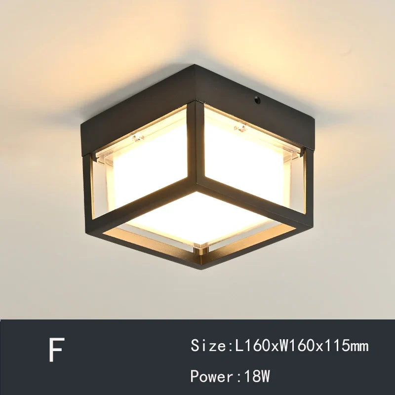 Plafonnier moderne étanche pour décoration intérieure élégante et stylée Hermine Clarté - Une Note Actuelle dans le Décor