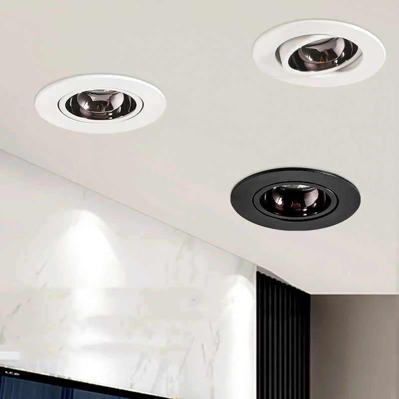 Spot led encastrable antireflet avec intensité variable pour éclairage intérieur Madeline Équinoxe en Aluminium - Lignes Dessinées & Décor Raffiné