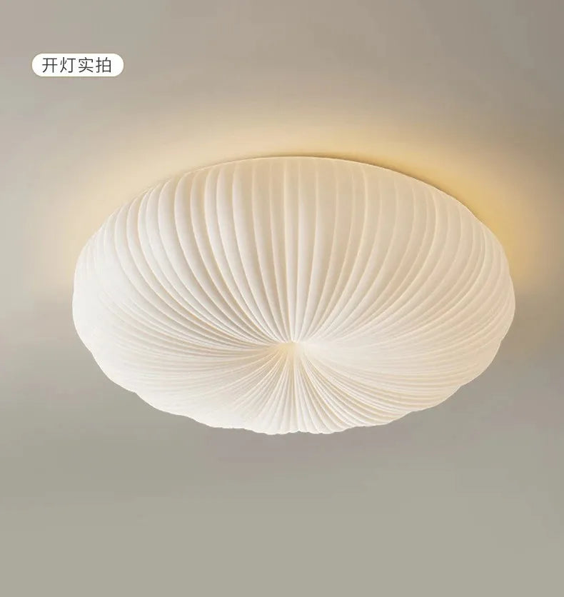 Plafonnier led citrouille nordique pour chambre enfant lumière intelligente Émilien Florilège - Une Présence Sobre et Élégante