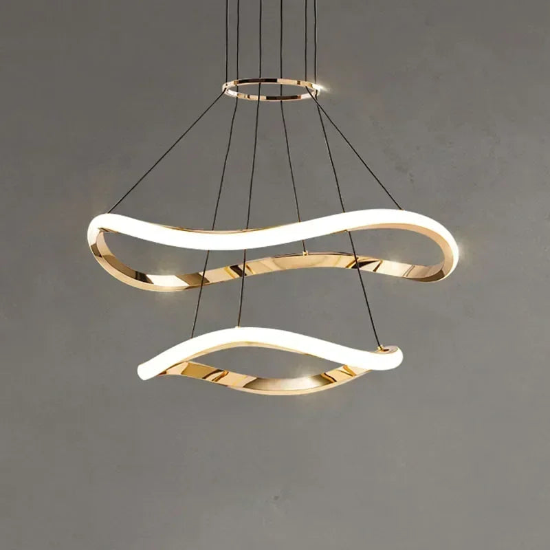 Lustre — LED nordique suspendu décorations de luxe pour maison