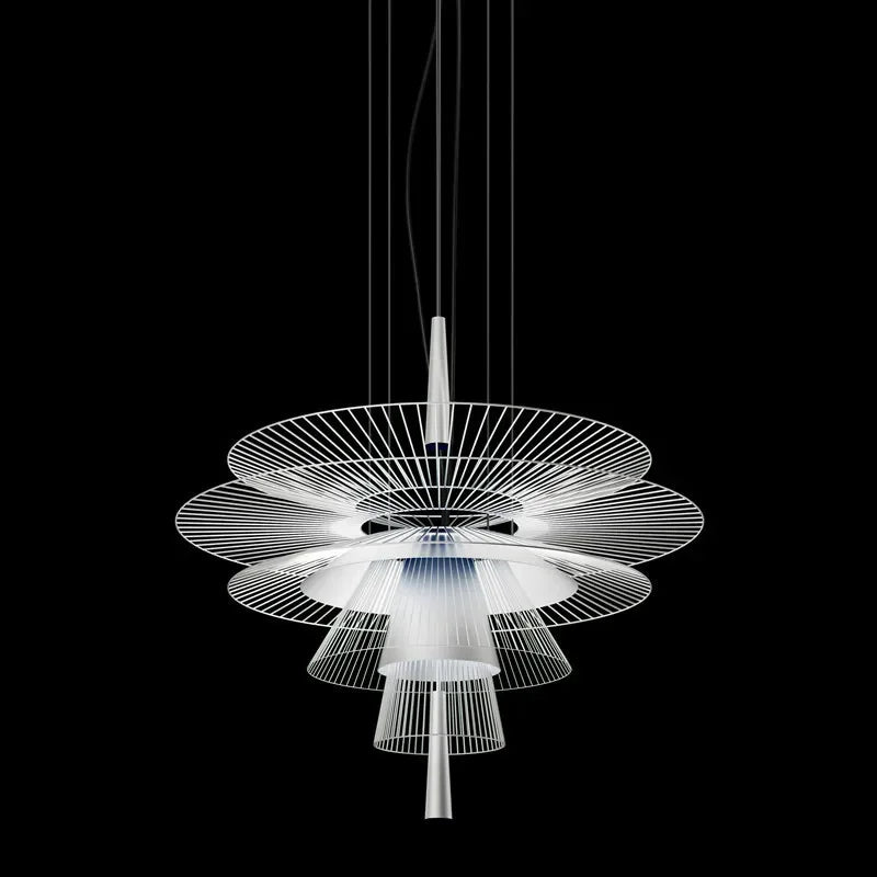 Lustre — De luxe sandyha LED en métal lampe suspendue décorative