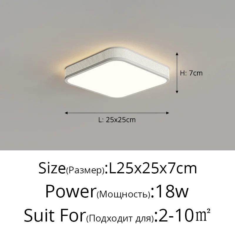Plafonnier led style cercle carré décoratif Lionel Rythme - Un Accent Géométrique Raffiné