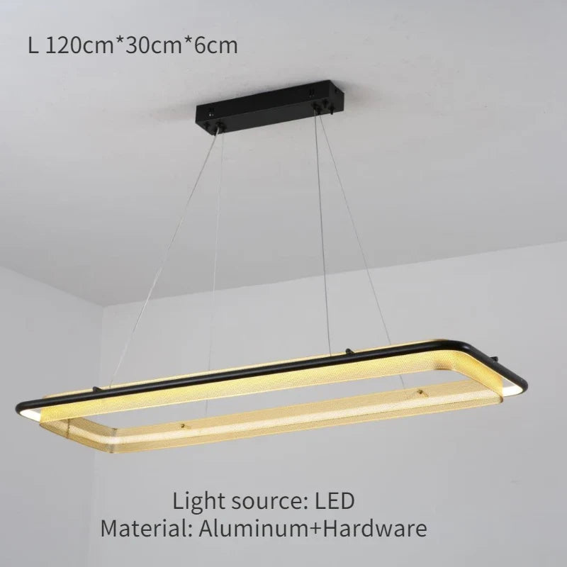 Lustre — LED circulaire de luxe design moderne décoratif