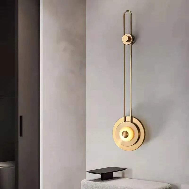 Applique murale moderne minimaliste créative pour intérieur Nélia Mirage - Lignes Épurées & Atmosphère Sereine